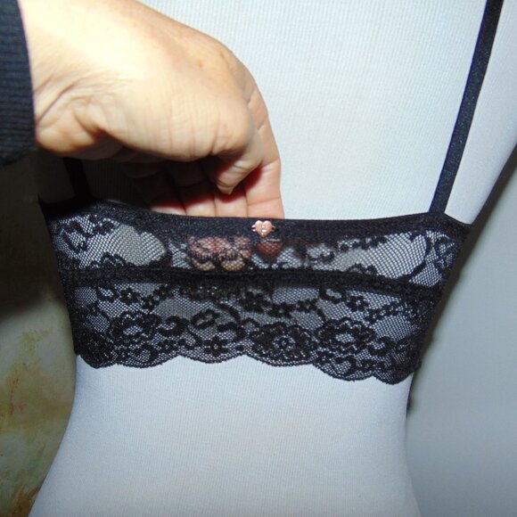 Victorias Secret Pink Bling Stone Embellished Ruched Lace Unlined Bralette Bra - Picture 5 of 9